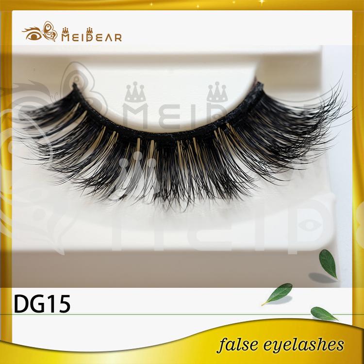 Wholesal custom package 3d faux mink lashes with private label
